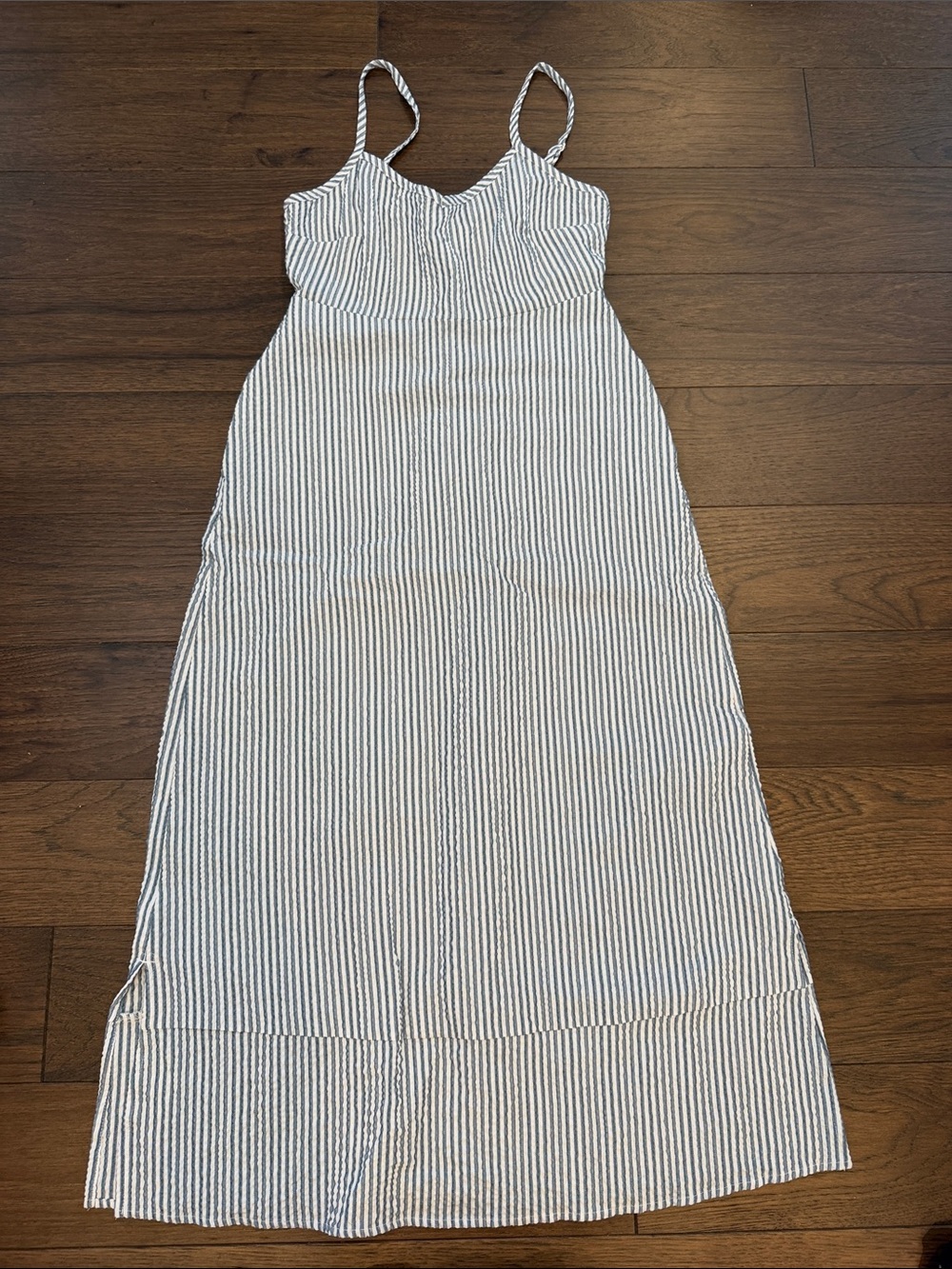 Market & Spruce Coastal Nautical Striped Maxi Sun Dress Size XS - C75-019